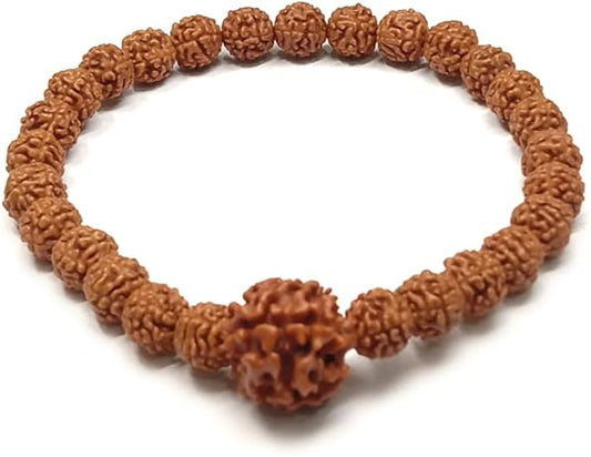 Rudraksha Bracelet – 5 Mukhi Original from Nepal (Certified & Energized)